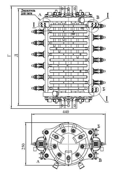 Габариты ТКК-100