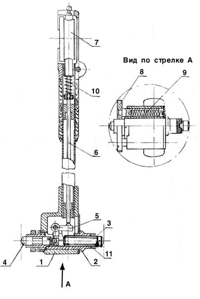 Конструкция индикаторного нутромера НИЦ 50-160 0,01