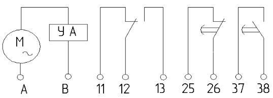Электрическая схема реле ВС-33