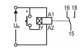 Схема подключения реле