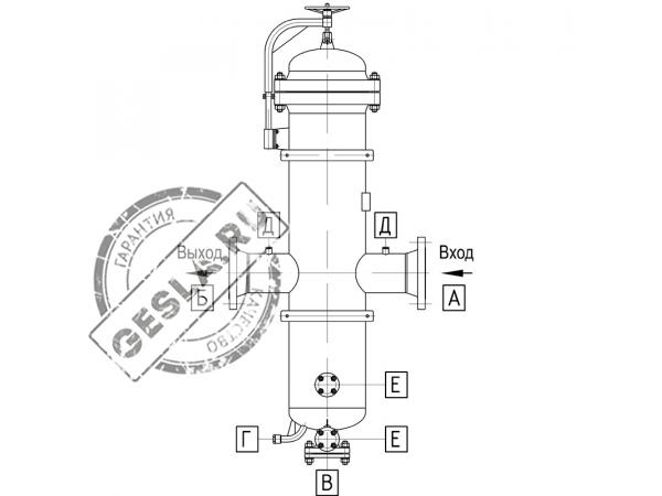 Фильтр-сепаратор ФГС 1,6 МПа фото 2