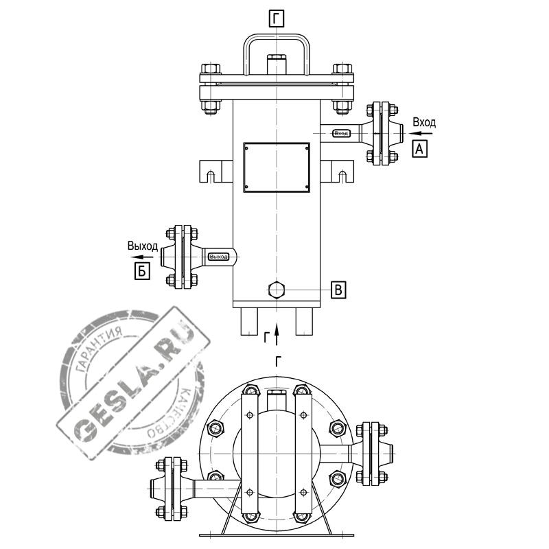 Фильтр одоранта ФГС-10-6,3 GL, ФГС-25-1,6 GR фото 2