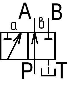"Схема подключения гидрораспределителя РЕ 6,3"